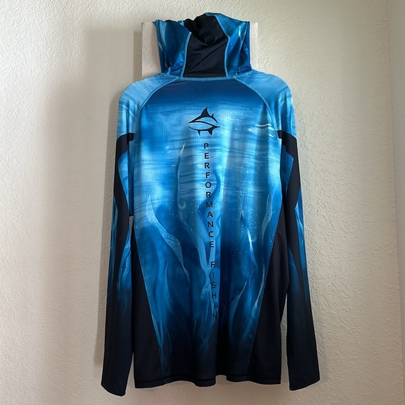 Loco Kaile fishing performance hoodie long sleeve fishing shirt  XL - Picture 5 of 6